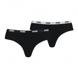 дамско,бельо,дамски,бикини,и,танкини,puma,microfiber,brazilian,panties,2,units,black,(black)