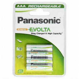 батерии,panasonic,aaa,rechargeable,evolta,4,units,white,(white)