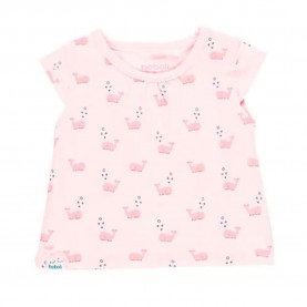 тениска,детски,тениски,boboli,knit,short,sleeve,t,shirt,pink,(print)