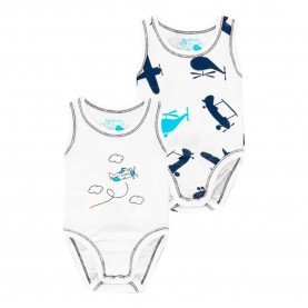 детски,облекла,за,момчета,boboli,pack,2s,body,white,blue,(off,white)