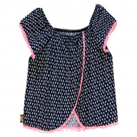 детски,ризи,детски,облекла,за,момичета,детски,блузи,boboli,viscose,short,sleeve,blouse,black,(print)