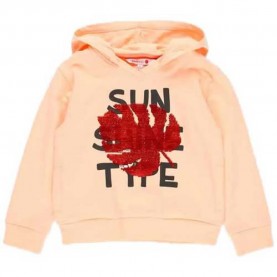 суичър,детски,блузи,boboli,fleece,hoodie,orange,(peach)
