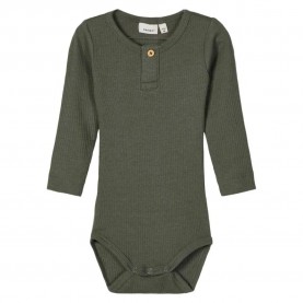 Name it Kabille Long Sleeve Body - Green (Thyme) детски,облекла,за,момчета,детски,облекла,за,момичета,name,it,kabille,long,sleeve,body,green,(thyme)