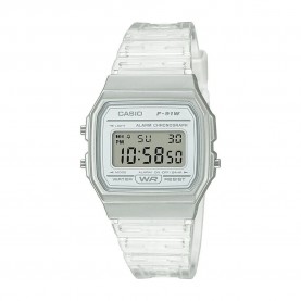 часовник,часовници,casio,f,91ws,7ef,watch,white