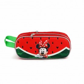 канцеларски,принадлежности,karactermania,3d,minnie,watermelon,disney,double,pencil,case,multicolor,(red)