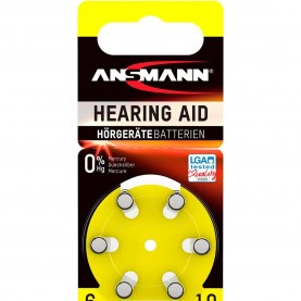 батерии,ansmann,1x6,zinc,air,10,pr70,button,battery,silver,(silver)
