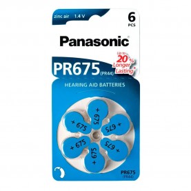 батерии,panasonic,pr,675,zinc,air,button,battery,6,units,blue,(blue)