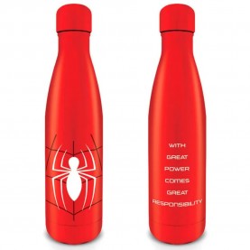 бутилки,за,вода,pyramid,marvel,spiderman,great,power,metal,550ml,bottle,red,(red)
