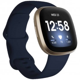 Часовник Fitbit Versa 3 watch - Blue (Black / Gold) часовник,часовници,fitbit,versa,3,watch,blue,(black,gold)