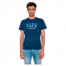 тениска,мъжки,тениски,pepe,jeans,graham,short,sleeve,t,shirt,blue,(thames)