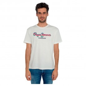 тениска,мъжки,тениски,pepe,jeans,marco,short,sleeve,t,shirt,white,(off,white)