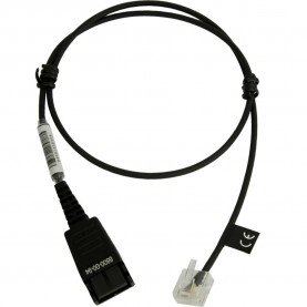 слушалки,jabra,quick,disconnect,to,modular,rj,extension,cord,for,siemens,open,stage,black,(black)