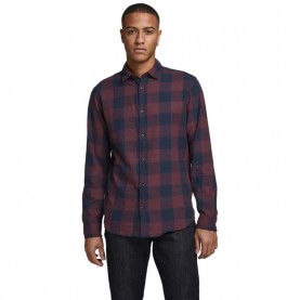 риза,с,дълъг,ръкав,мъжки,ризи,jack,&,jones,gingham,twill,long,sleeve,shirt,port,royale,(red)