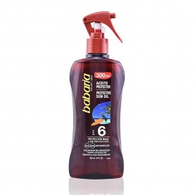 козметика,за,защита,от,слънце,babaria,carrot,protective,sun,oil,spf6,300ml,protector,brown,(pink)