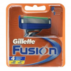 бръснене,gillette,fusion,cartridges,razor,4,units,blue,(orange,blue)
