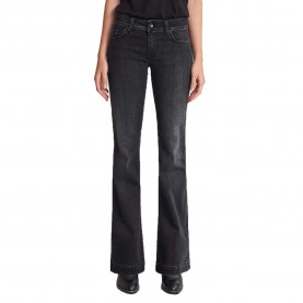 дънки,дамски,панталони,salsa,jeans,push,up,wonder,flared,jeans,black,(black)