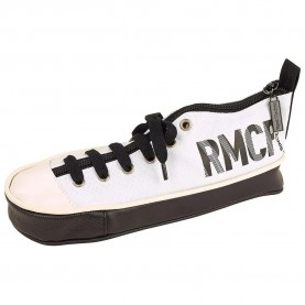Safta Real Madrid Footwear pencil case - White / Black (White / Black) ученически,принадлежности,safta,real,madrid,footwear,pencil,case,white,black,(white,black)