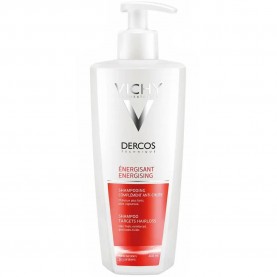 хигиена,коса,vichy,dercos,shampoo,targets,hairloss,400ml,white