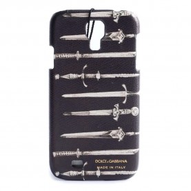 други,аксесоари,dolce,&,gabbana,leather,722354,samsung,s5,phone,cover,brown,(dark,brown)