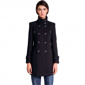палто,дамски,якета,и,палта,salsa,jeans,long,duffle,with,detail,coat,black