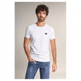 тениска,мъжки,тениски,дамски,тениски,salsa,jeans,metal,badge,short,sleeve,t,shirt,white,(white)