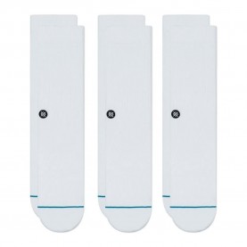 чорапи,мъжки,чорапи,stance,icon,socks,3,pairs,white