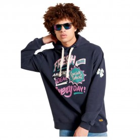 Суичър Superdry Workwear hoodie - Blue (Nautical Navy) суичър,мъжки,пуловери,superdry,workwear,hoodie,blue,(nautical,navy)