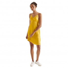 дамски,потник,дамски,поли,и,рокли,superdry,cupro,cami,dress,yellow