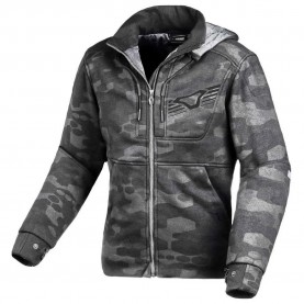 Блуза Macna District full zip sweatshirt - Grey (Grey Print) блуза,дамски,блузи,macna,district,full,zip,sweatshirt,grey,(grey,print)