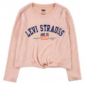 тениска,детски,тениски,levi´s,®,tie,front,long,sleeve,t,shirt,orange,(peach,nectar)