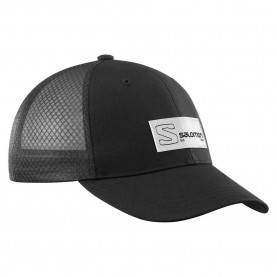 шапка,всички,шапки,salomon,trucker,curved,cap,black,(black,black)
