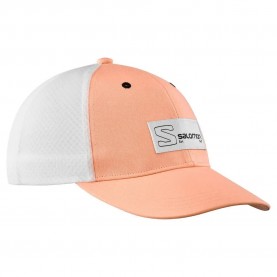 шапка,всички,шапки,salomon,trucker,curved,cap,almond,cream,white,(orange)