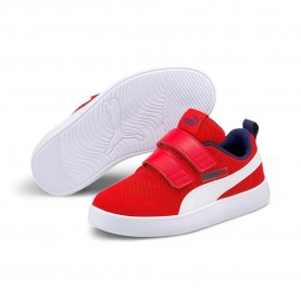 маратонки,детски,маратонки,puma,courtflex,v2,mesh,velcro,ps,trainers,red,(poppy,red,puma,white)