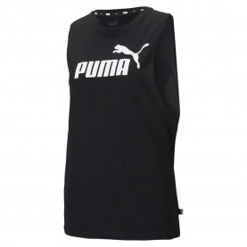 тениска,дамски,тениски,puma,essential,cut,off,logo,sleeveless,t,shirt,black