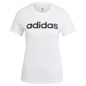 тениска,дамски,тениски,adidas,essentials,slim,logo,short,sleeve,t,shirt,white,black,(white)