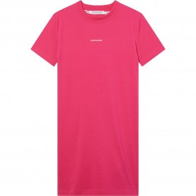 дънки,дамски,поли,и,рокли,calvin,klein,jeans,micro,branding,short,dress,pink