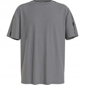 тениска,мъжки,пижами,calvin,klein,relaxed,crew,t,shirt,short,sleeve,pyjama,t,shirt,grey,heather,bc,(grey)