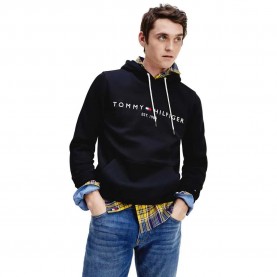 суичър,мъжки,пуловери,tommy,hilfiger,core,logo,hoodie,black,(jet,black)