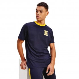 тениска,мъжки,пижами,tommy,jeans,crew,t,shirt,short,sleeve,pyjama,t,shirt,blue,(desert,sky)