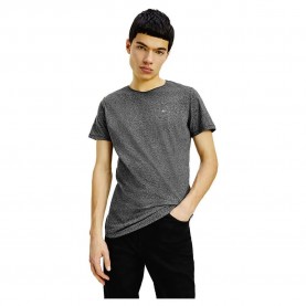 тениска,мъжки,тениски,tommy,jeans,slim,jaspe,short,sleeve,t,shirt,black,(grey)