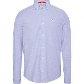 риза,с,дълъг,ръкав,мъжки,ризи,tommy,jeans,slim,stretch,oxford,long,sleeve,shirt,perfume,blue,(blue)
