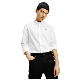 риза,с,дълъг,ръкав,мъжки,ризи,tommy,jeans,slim,stretch,oxford,long,sleeve,shirt,white,(white)