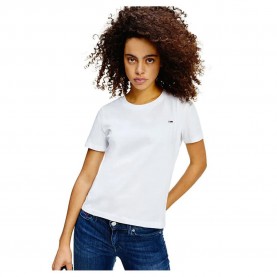 тениска,дамски,тениски,tommy,jeans,regular,jersey,short,sleeve,t,shirt,white