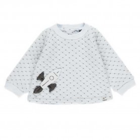 блуза,детски,блузи,boboli,double,face,sweatshirt,white,blue,(sky,blue)