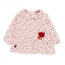 рокля,детски,поли,и,рокли,boboli,velour,polka,dot,short,dress,pink,(print)