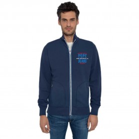 блуза,мъжки,пуловери,pepe,jeans,tristam,full,zip,sweatshirt,blue