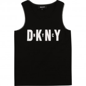 Тениска DKNY D35R21 sleeveless T-shirt - Black (Black) тениска,мъжки,тениски,дамски,тениски,dkny,d35r21,sleeveless,t,shirt,black,(black)