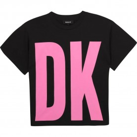 Тениска DKNY T-Shirt short sleeve T-shirt - Black (Black) тениска,мъжки,тениски,дамски,тениски,dkny,t,shirt,short,sleeve,t,shirt,black,(black)