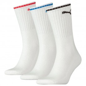 чорапи,мъжки,чорапи,puma,sport,crew,stripe,socks,3,pairs,white
