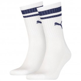чорапи,мъжки,чорапи,puma,heritage,stripe,crew,socks,2,pairs,white,(white,blue)